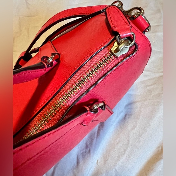 COACH SAFFIANO LEATHER MINI SATCHEL - Picture 3 of 9